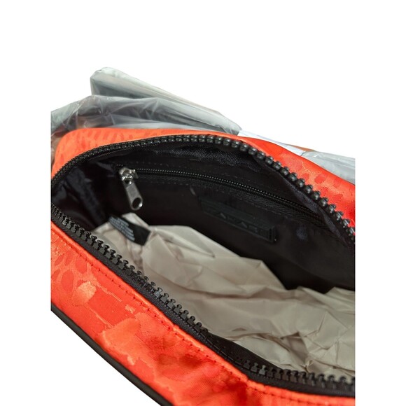 TAHARI Quinn Orange Leopard Quilted Crossbody Bag Purse NWT Nylon MSRP $59 - Picture 6 of 7